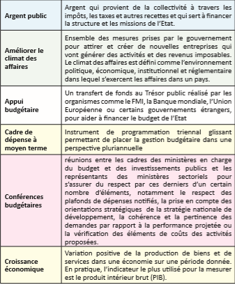 LE BUDGET DE L’ETAT - LA DIRECTION GENERALE DU BUDGET